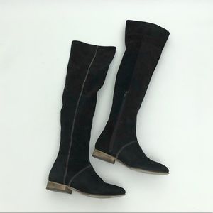 Free People suede over the knee boots (like new)